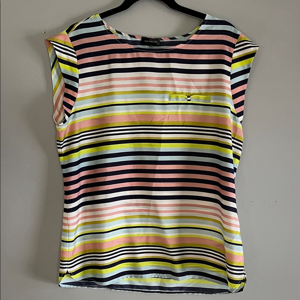 The Limited Multicolor Striped Blouse
